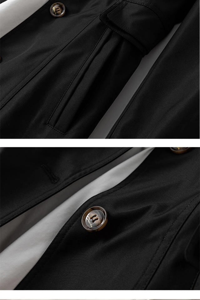 Drune | Schlanker Damen Trenchcoat Im Koreanischen Stil Für Frühling Und Herbst