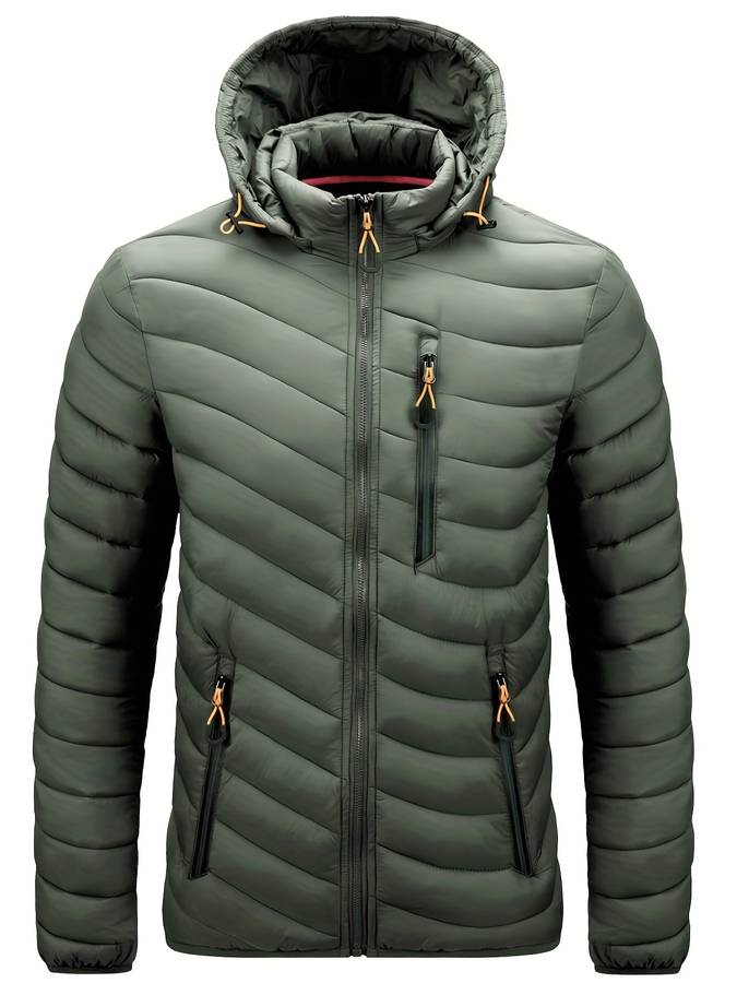 Drune | Wintermantel Mit Reißverschluss Taschen