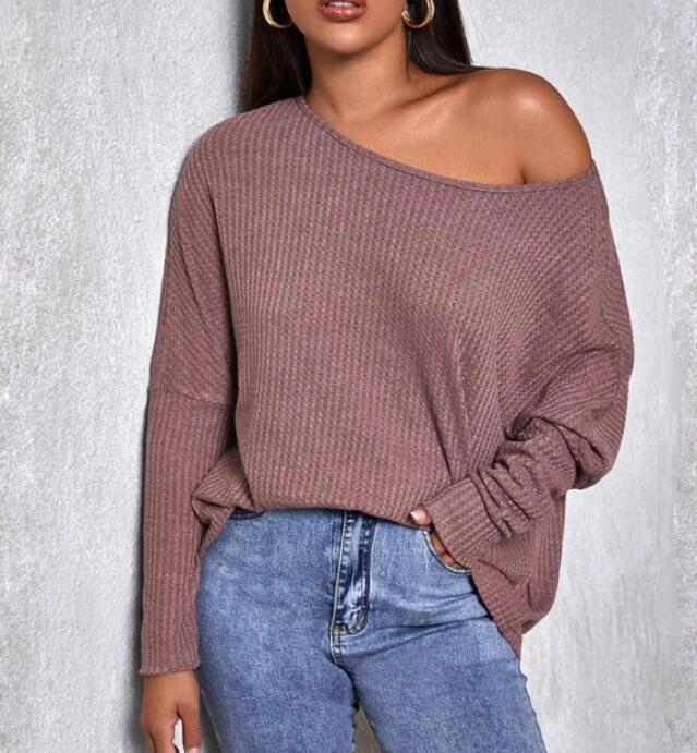 Damen Oversized Strickpullover Drune