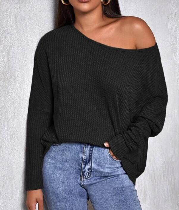 Damen Oversized Strickpullover Drune