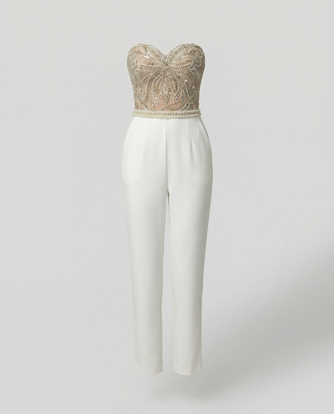 Drune | Trägerloser Eleganter Damen Jumpsuit