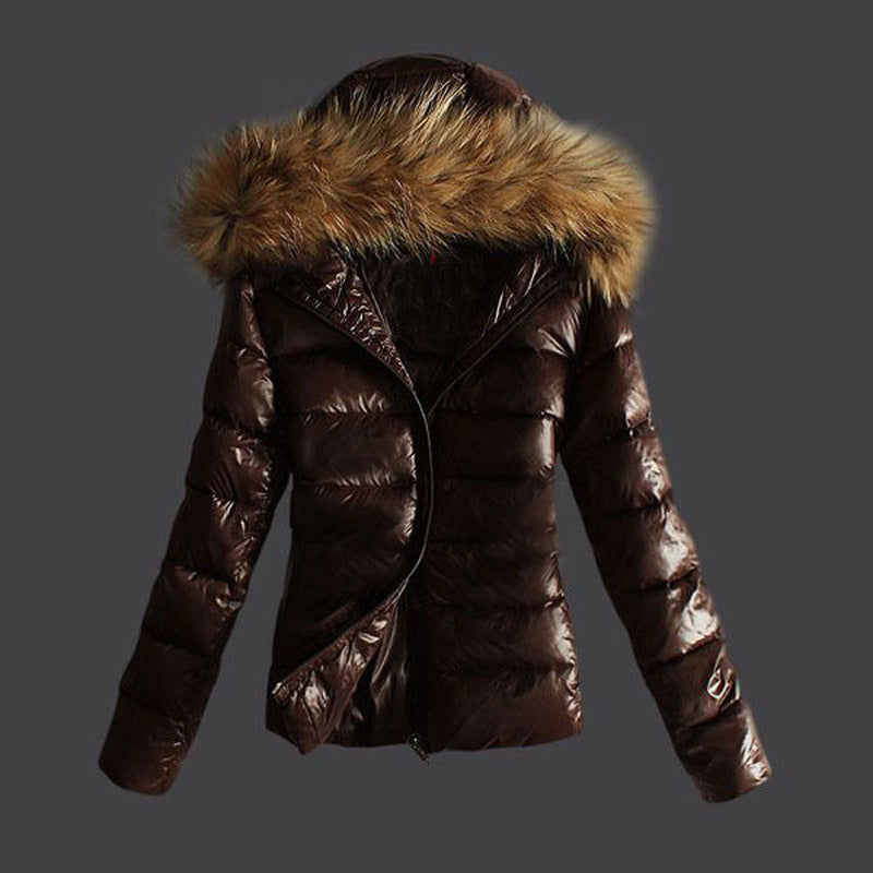 Damen Steppjacke mit abnehmbarem Kunstfellkragen und modernem Schnitt Drune