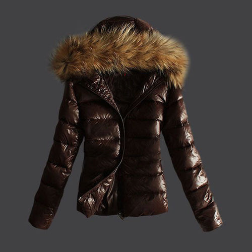 Damen Steppjacke mit abnehmbarem Kunstfellkragen und modernem Schnitt Drune