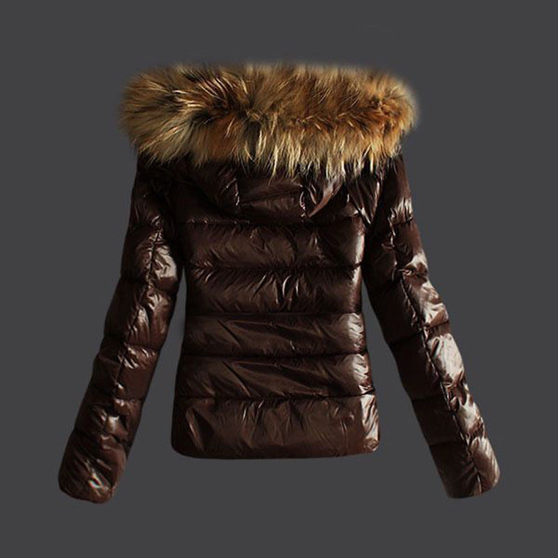 Damen Steppjacke mit abnehmbarem Kunstfellkragen und modernem Schnitt Drune