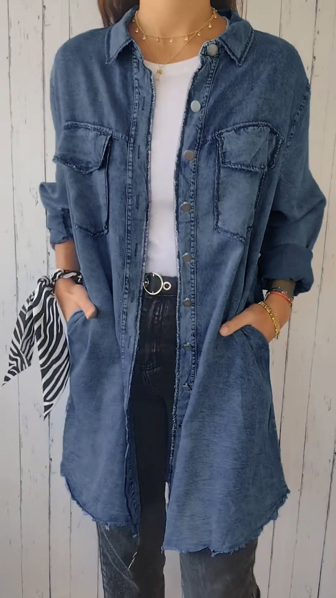 Drune | Bequeme Denimjacke