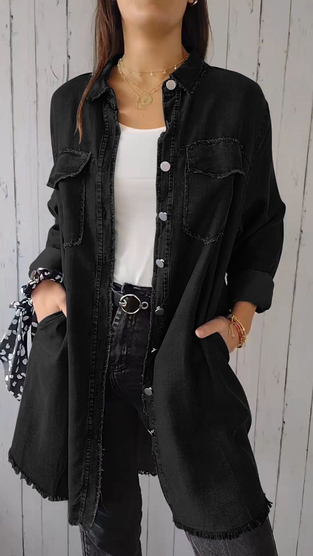 Drune | Bequeme Denimjacke