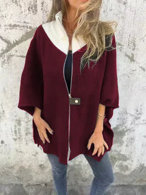 Drune | Stehkragenjacke mit halbem Reißverschluss
