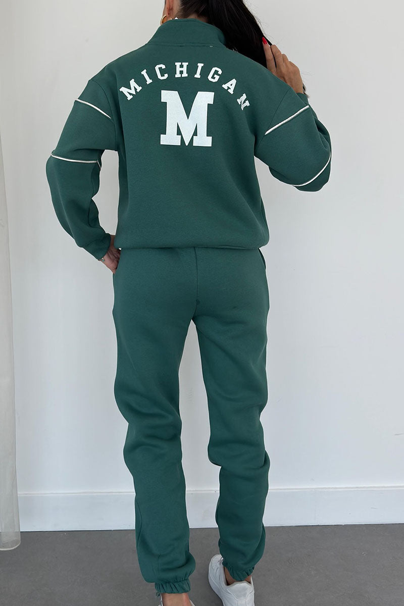 Drune | Zweiteiler Set - Pullover & Hose - Weich & Bequem - Baumwollmischung für Herbst & Winter