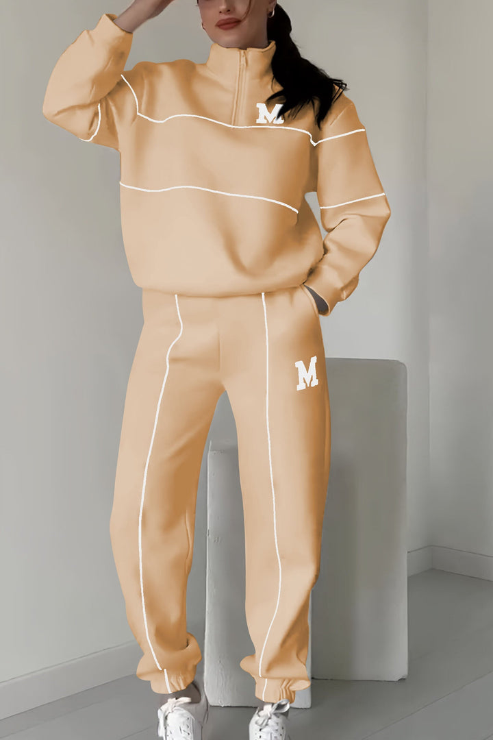 Drune | Zweiteiler Set - Pullover & Hose - Weich & Bequem - Baumwollmischung für Herbst & Winter