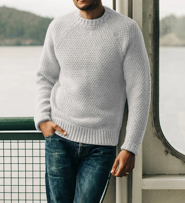 Herren Strickpullover mit zeitlosem Strukturdesign Drune
