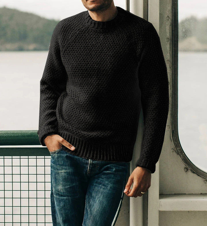 Herren Strickpullover mit zeitlosem Strukturdesign Drune