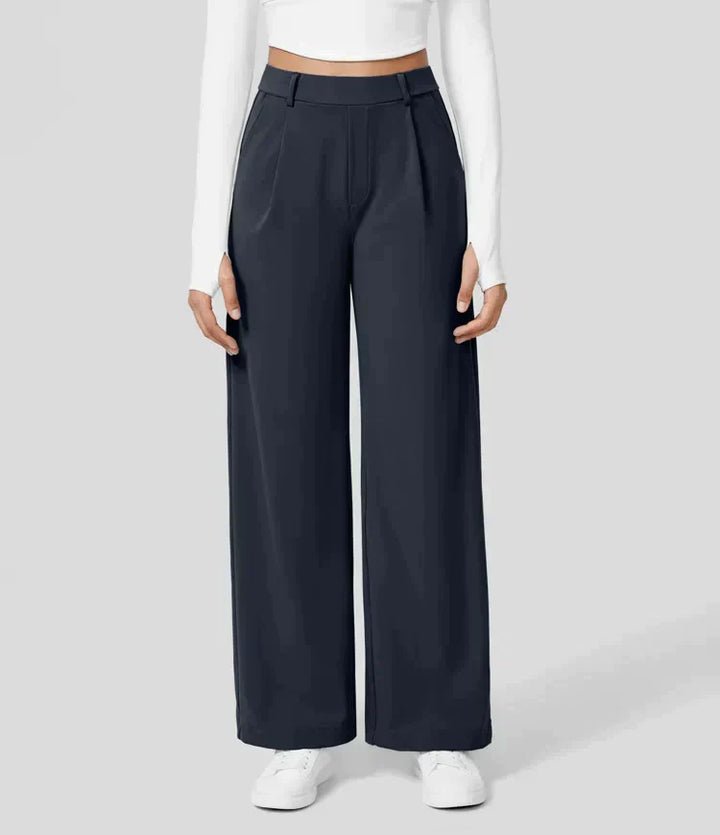 Drune | Damenhose mit weitem Bein - High Waist, Business & Casual geeignet