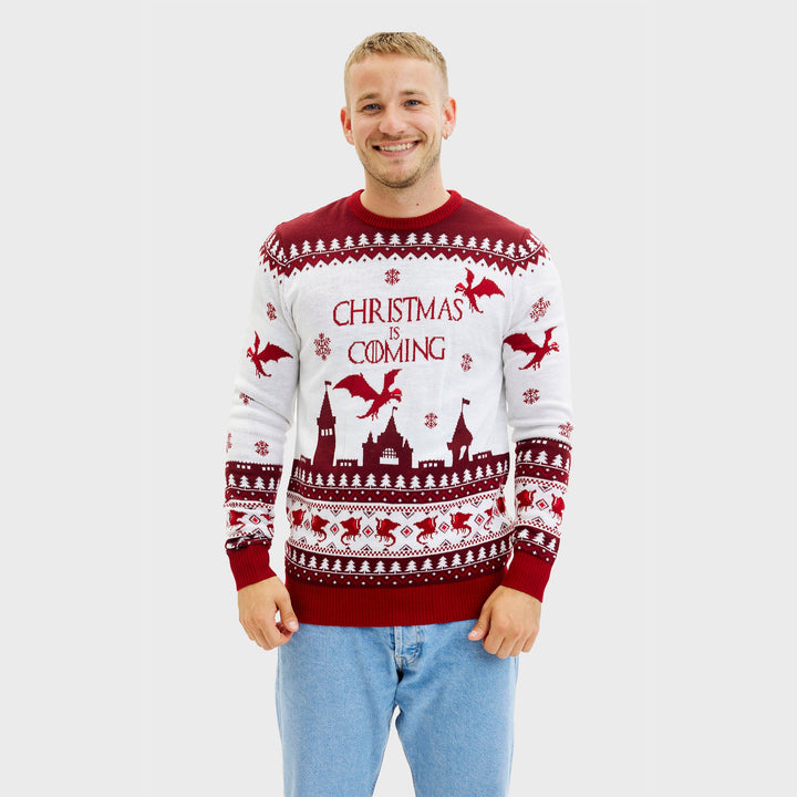 Drune | Der Weihnachtsmann kommt Weihnachtspullover - Herren