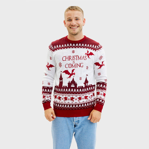 Drune | Der Weihnachtsmann kommt Weihnachtspullover - Herren