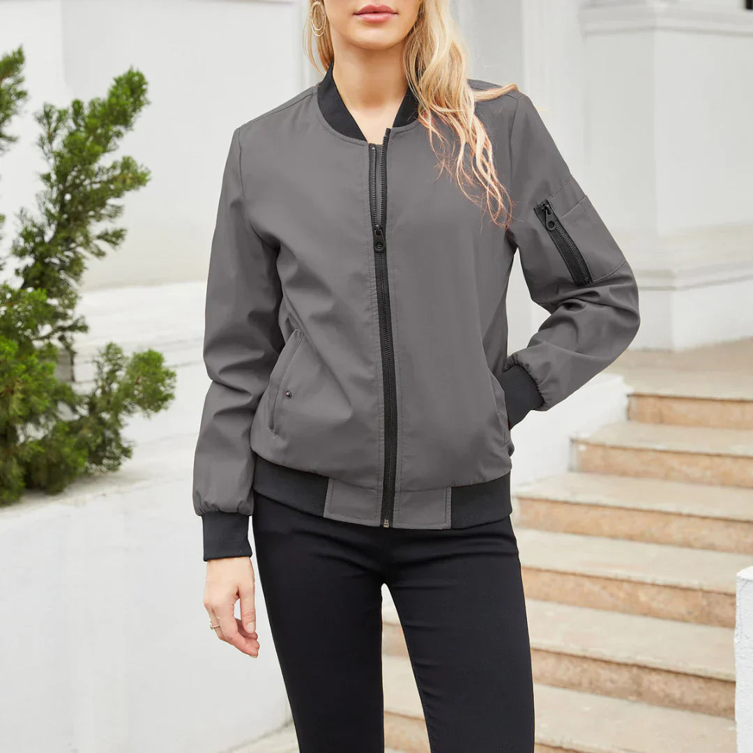 Drune | Chaqueta Varcity - lässige Bomberjacke für Damen