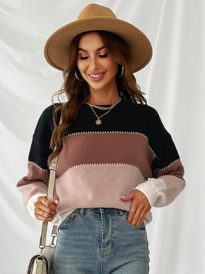 Drune | Gestreifter Strickpullover