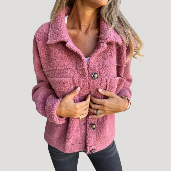 Drune | Teddy-Fleecejacke - Modische Sherpa Jacke für Alltag & Freizeit