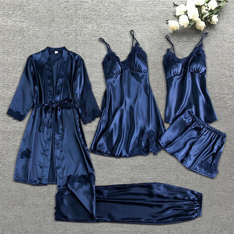 Drune | Satin Pyjama Satz