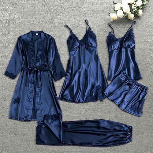 Drune | Satin Pyjama Satz
