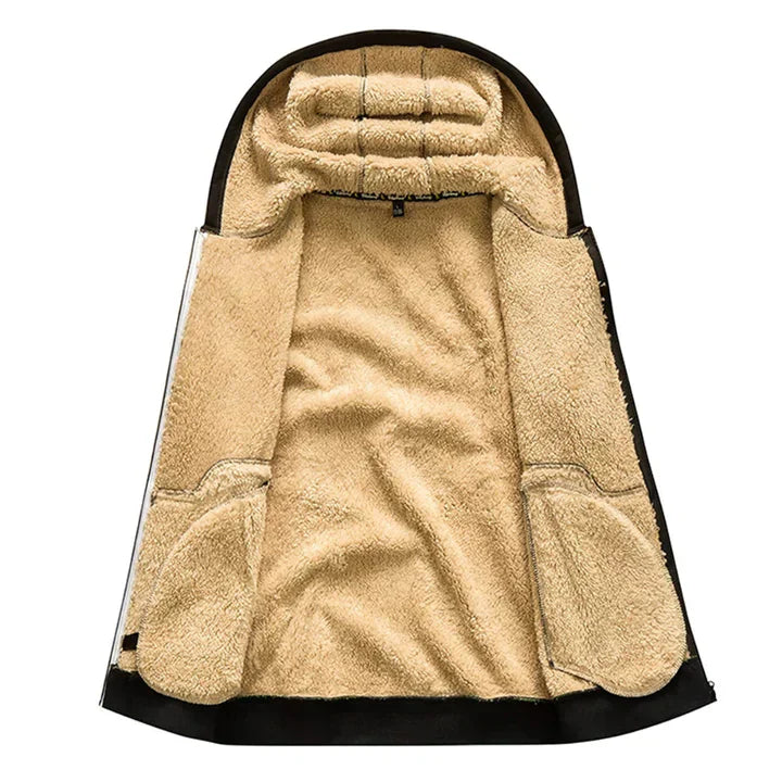 Drune | Kapuzenpullover mit Reißverschluss aus Fleece
