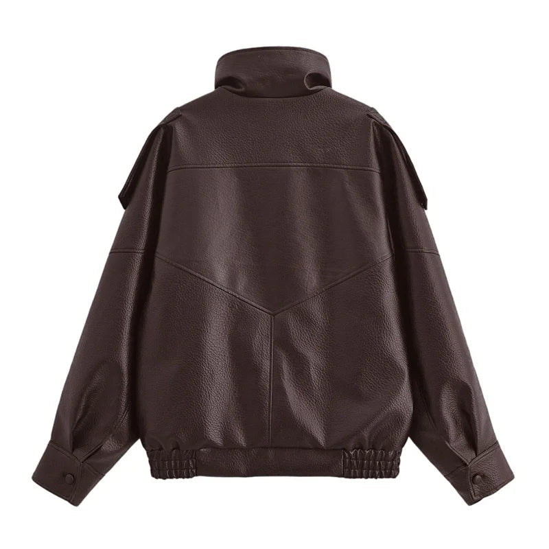 Drune | Hochkragen-Motorradjacke