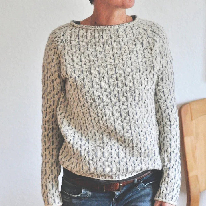 Drune | Strickpullover mit Strukturmuster Baumwolle Zeitloser Komfort