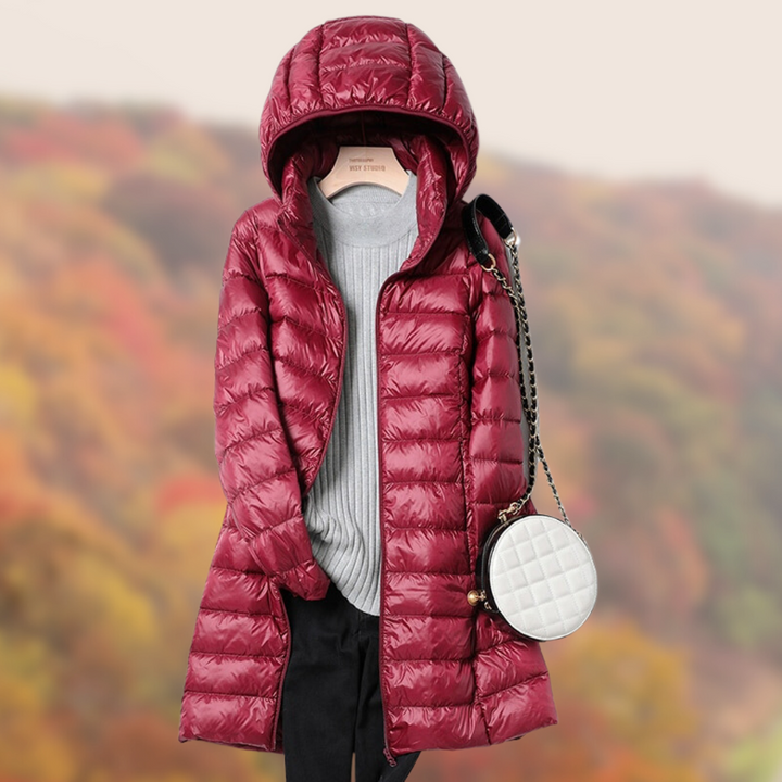 Drune | Damen Leichte Kapuzen Steppjacke