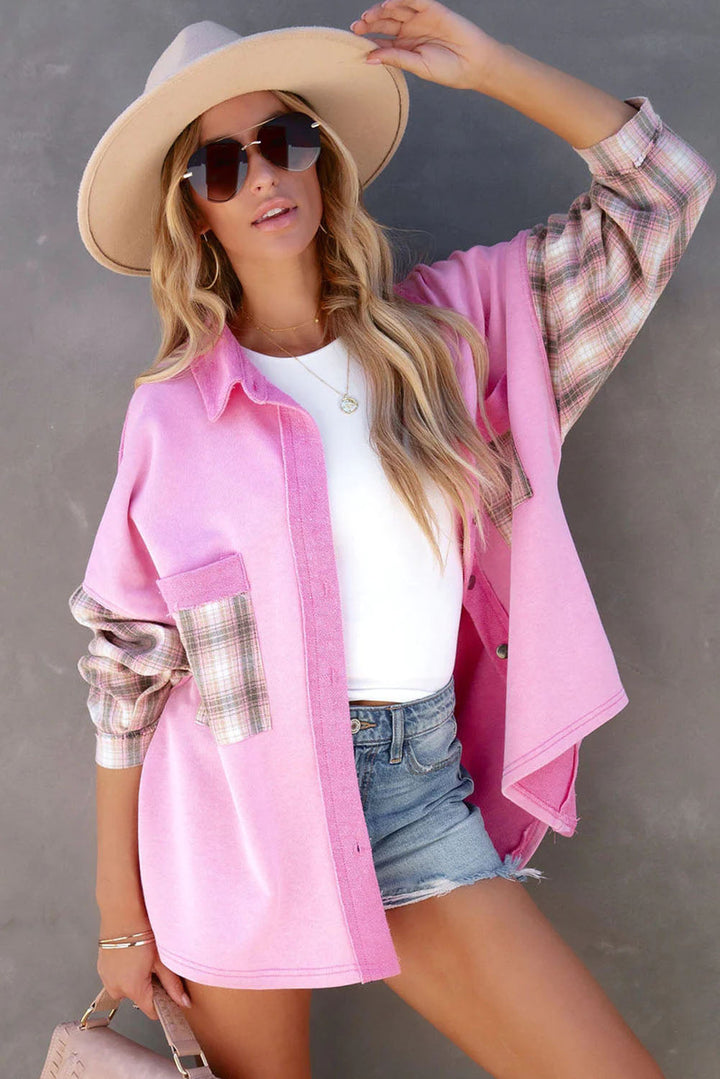 Drune | Gepunktete Flanellhemden Polyester und Baumwolle Einzigartiger Look