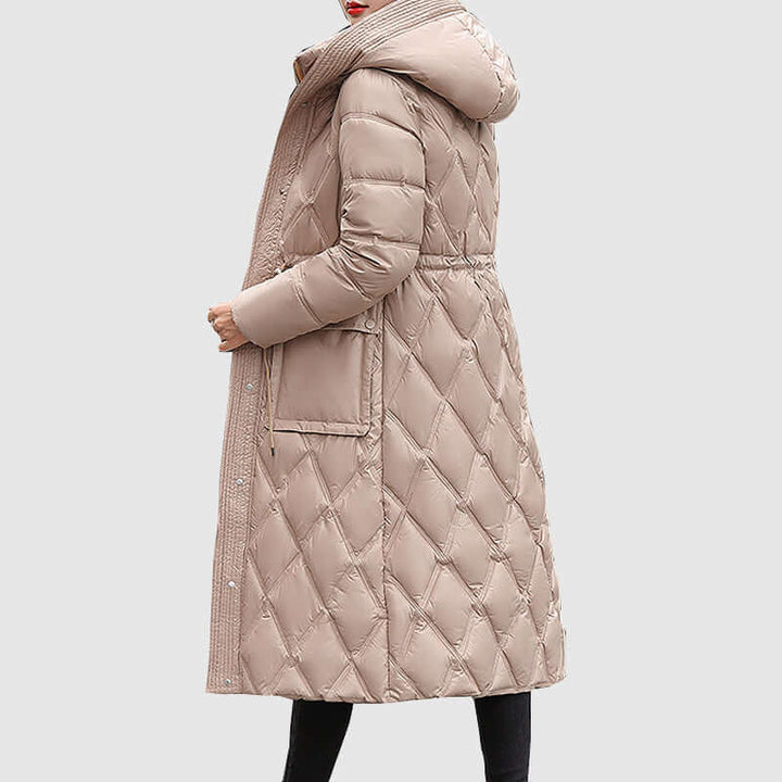 Drune | Damen gepolsterte Kapuzen Winterjacke