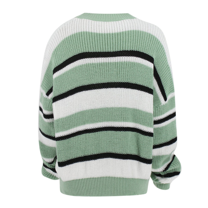 Damen Gemusterter Pullover mit weichem Strick Drune