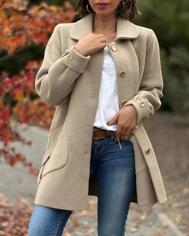 Drune | elegante Jacke mit stilvollem seitlichem Knotendetail