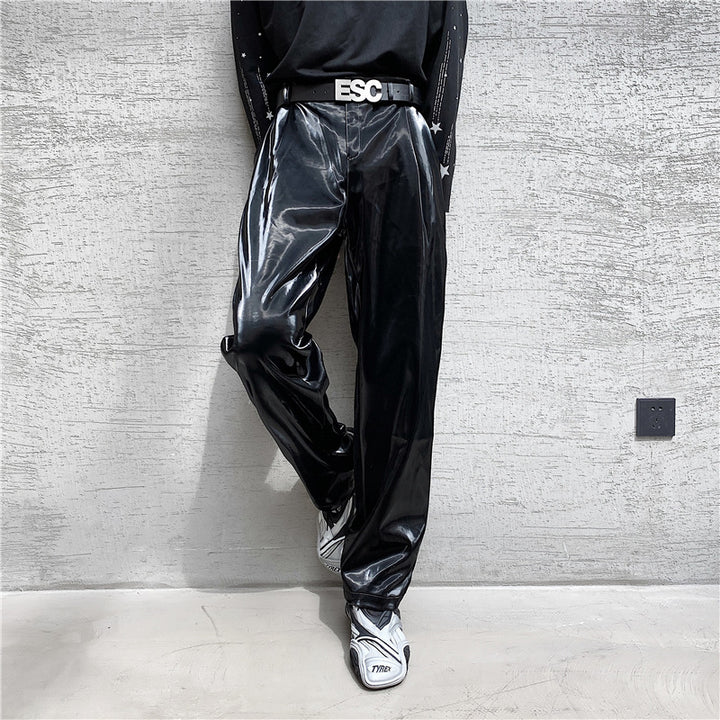 Herren Hochwertige und stylische Lackhose Drune