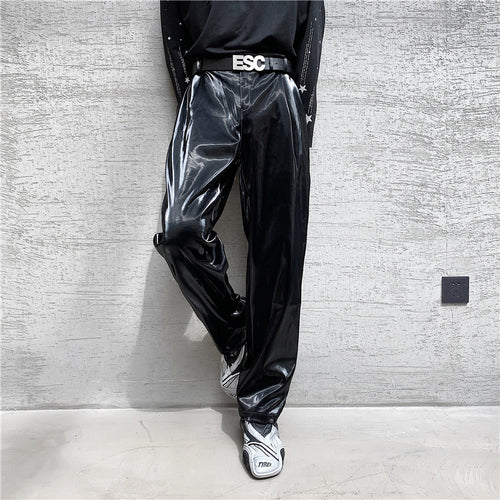 Herren Hochwertige und stylische Lackhose Drune
