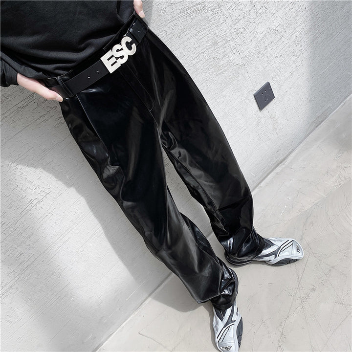 Herren Hochwertige und stylische Lackhose Drune