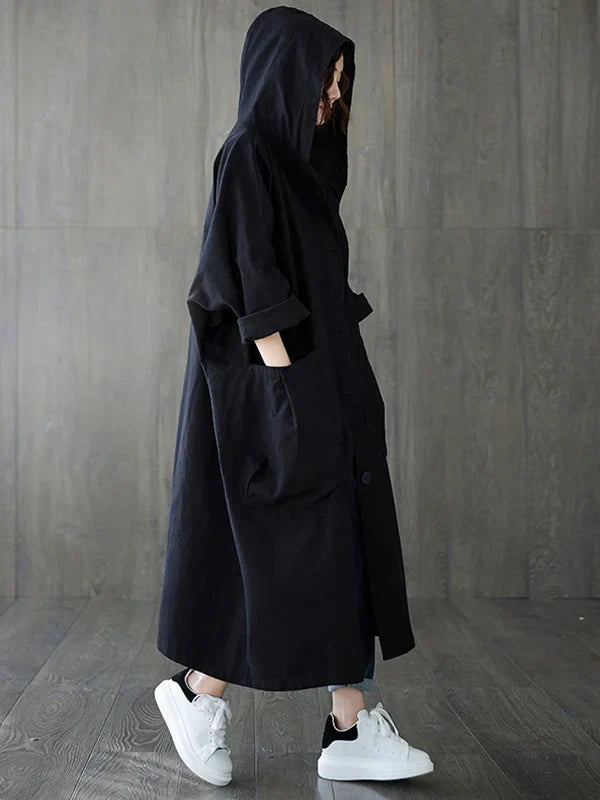 Drune | Langer  Trenchcoat Mantel