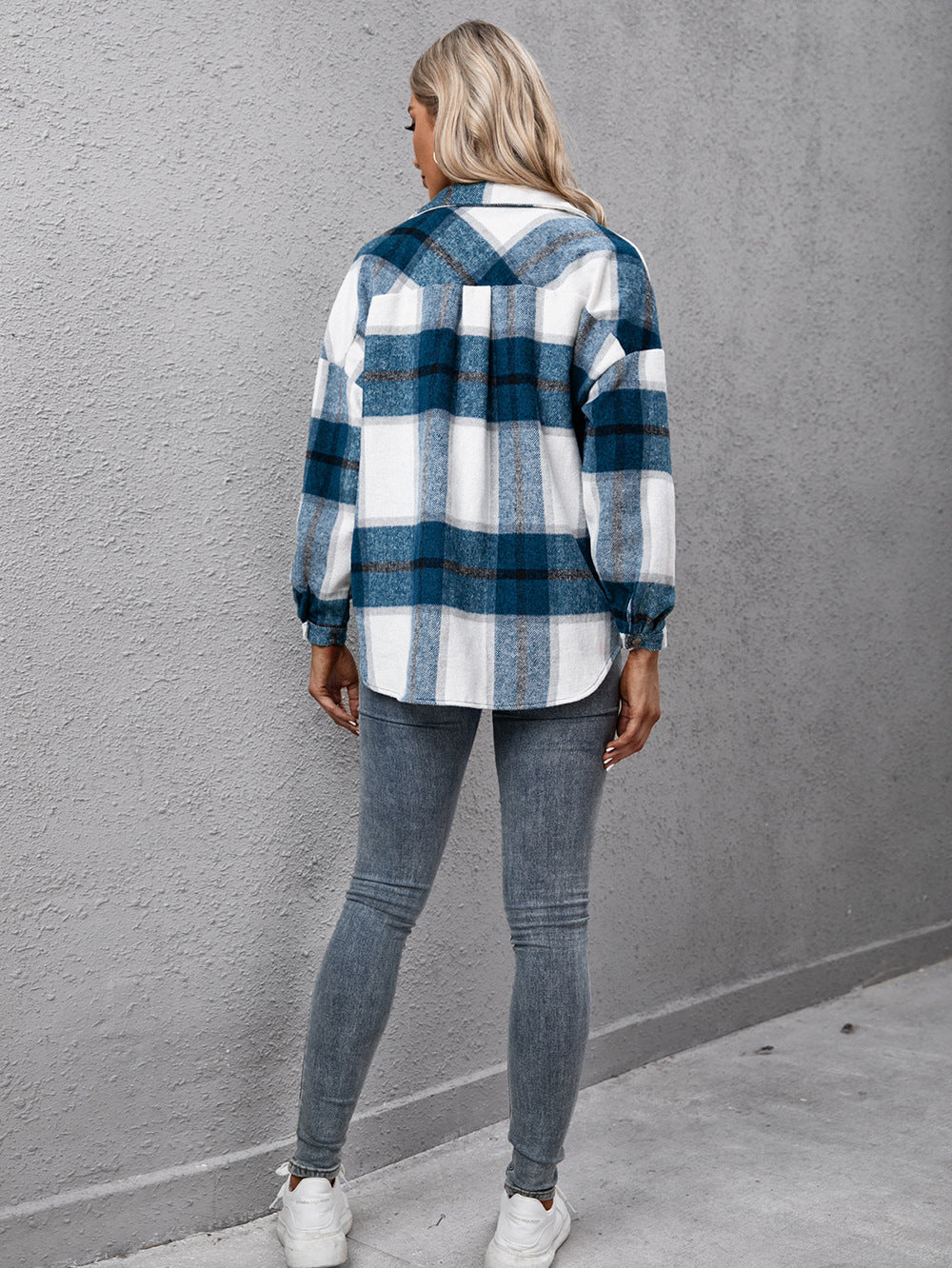 Drune | Karierter Langarmhemdjacke