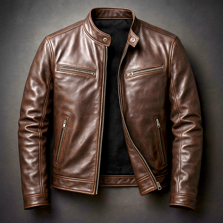 Vintage Lederjacke