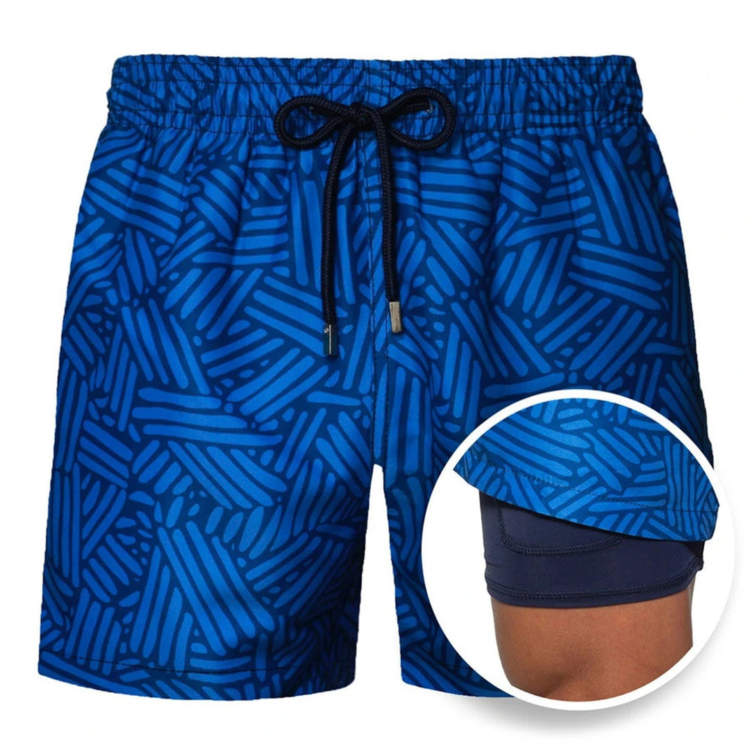 Drune | Doppellagige Strandshorts Für Herren