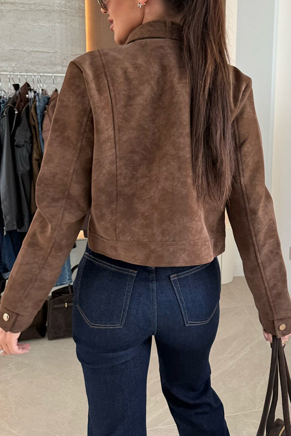 Drune | Stylish long-sleeved casual jacket with buttons