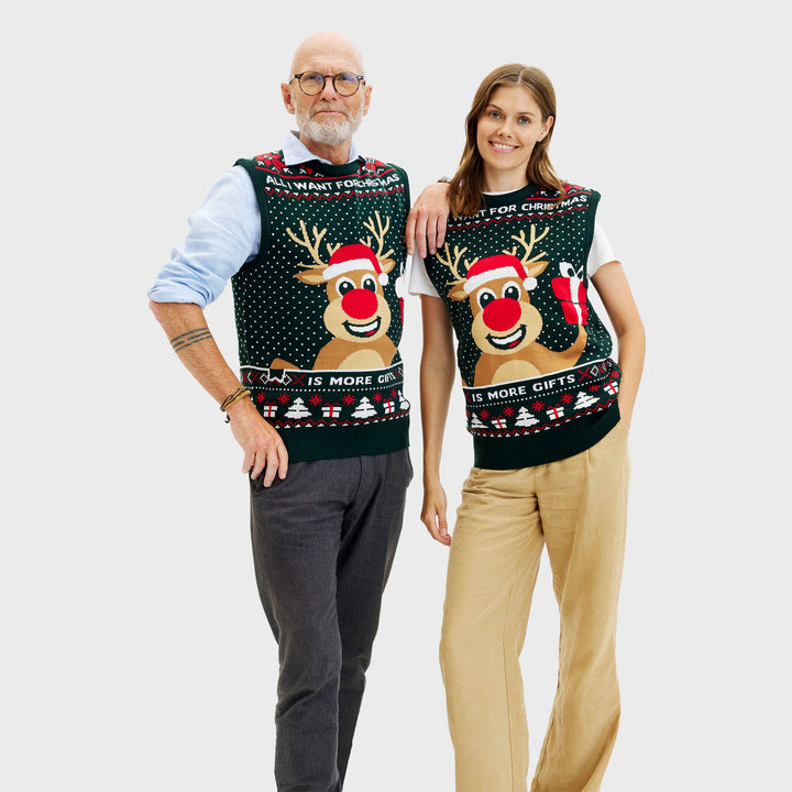 Drune | Rudolphs Weihnachtsstrickjacke - Damen