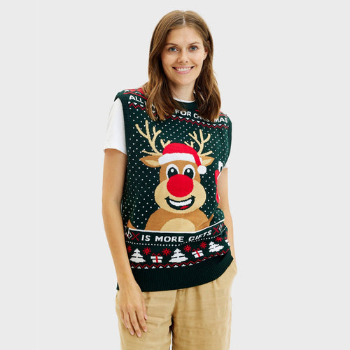 Drune | Rudolphs Weihnachtsstrickjacke - Damen