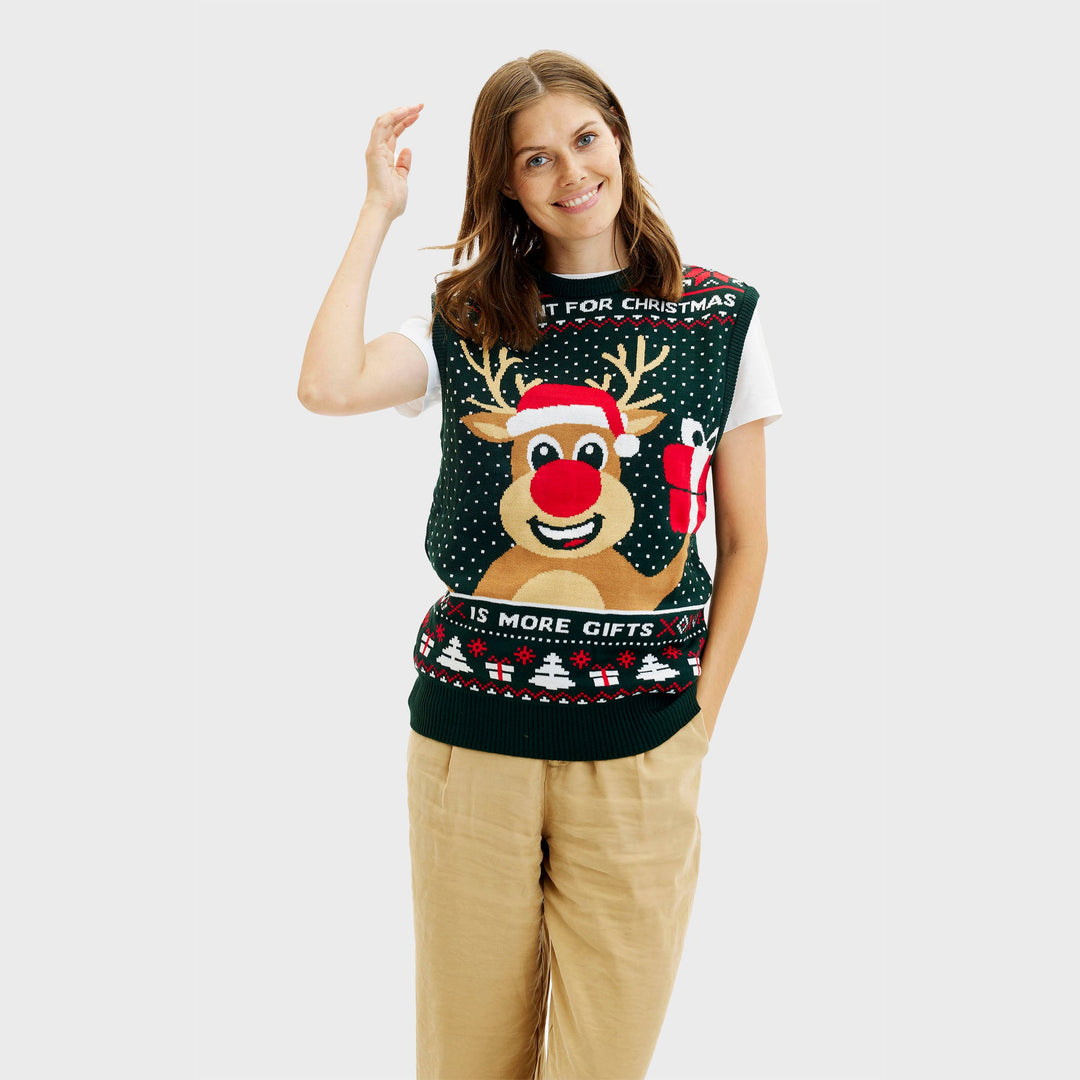 Drune | Rudolphs Weihnachtsstrickjacke - Damen