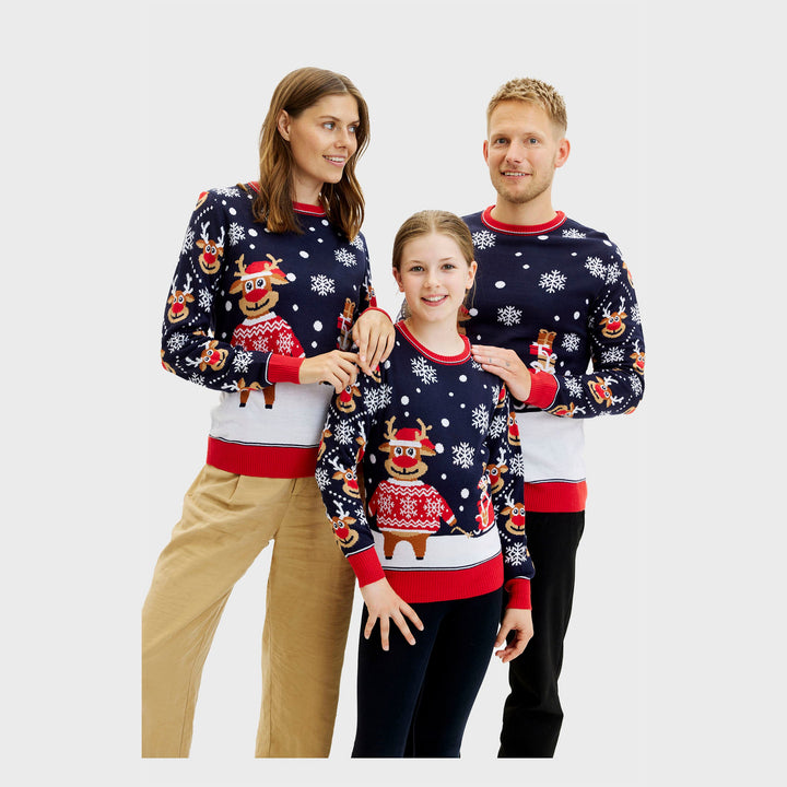 Drune | Der Bringing Christmas Gifts Weihnachts-Pullover - Herren