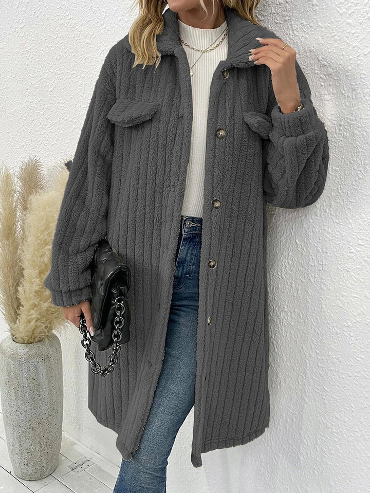 Drune | Corduroy Shacket - Übergröße - Layering-Essential - Lässiger Chic