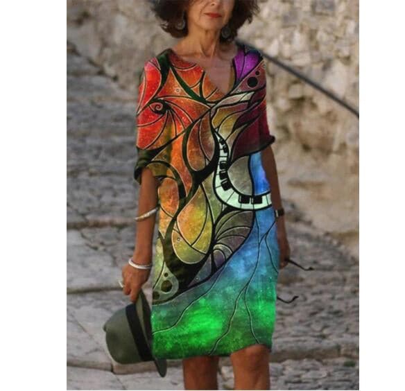 DruneHochwertige Kleider mit Designermotiven