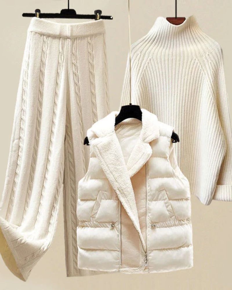 Drune | Bequeme, Gemütliche Strickwaren Set