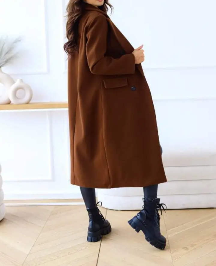 Drune | Lange Elegante Taillierte Trenchcoat Für Damen | Perfekt Für Herbst Und Winter