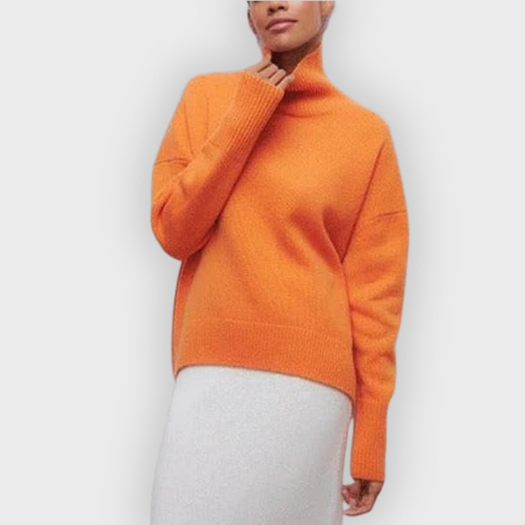 Drune | Rollkragenpullover mit Geripptem Saum und Komfortpassform