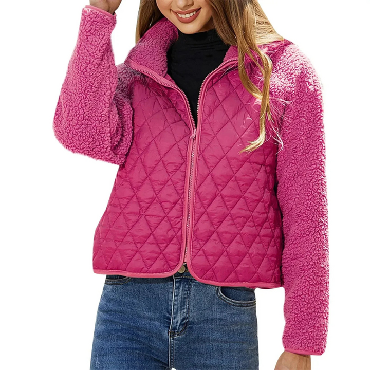 Drune | Warm Gefütterte Steppjacke mit Langen Ärmeln für Frauen