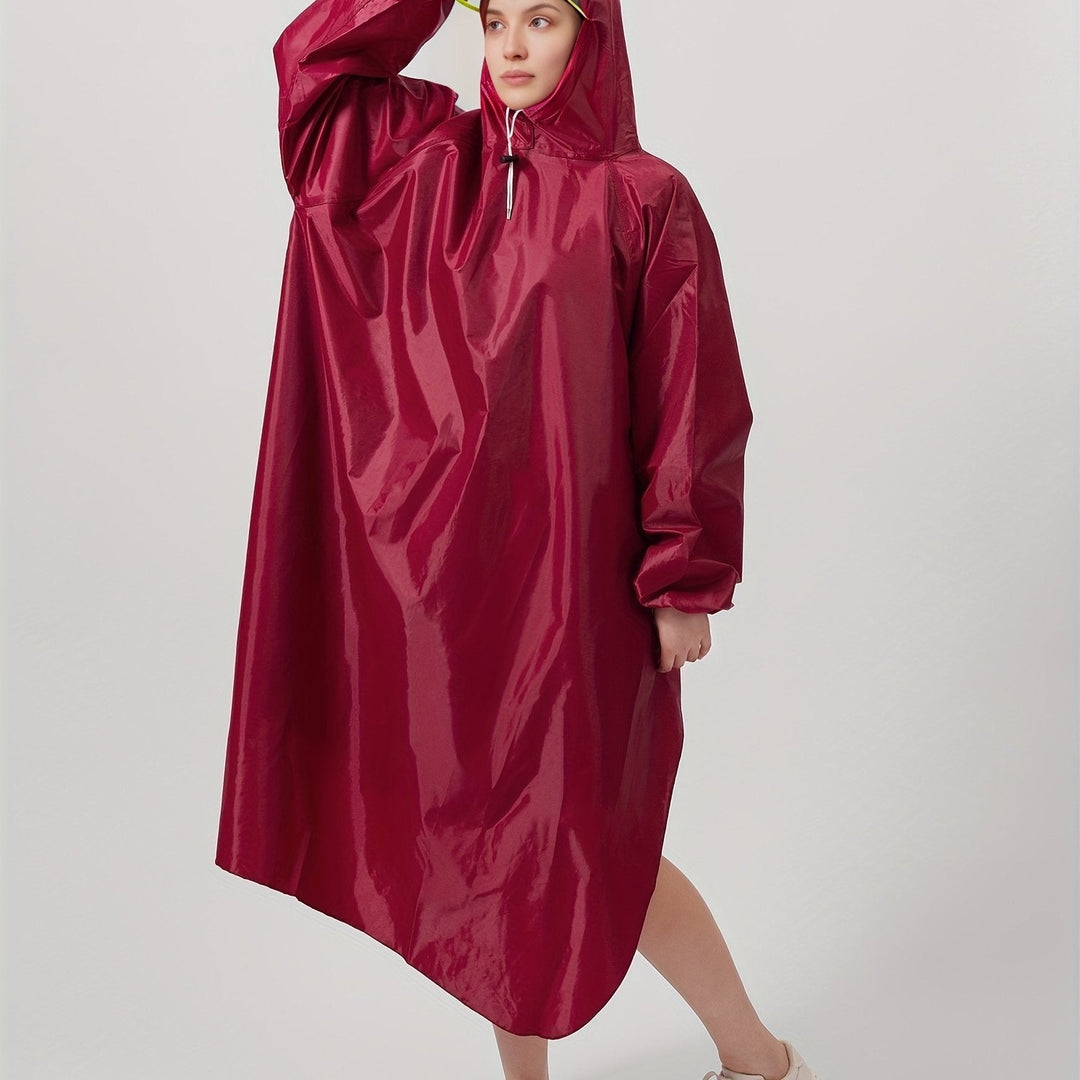 Drune | Wasserdichter Unisex Regenponcho Mit Kapuze